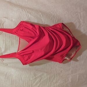 Miraclesuit, size 22W, Bright Red, NWOT
